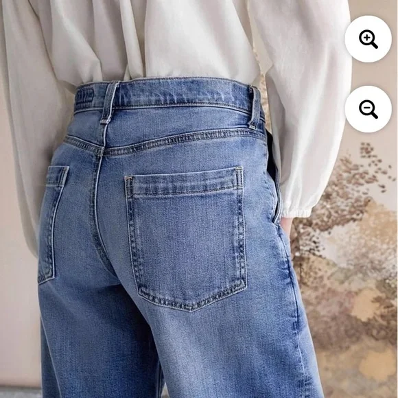 Wide leg jeans small NWT - Picture 3 of 8